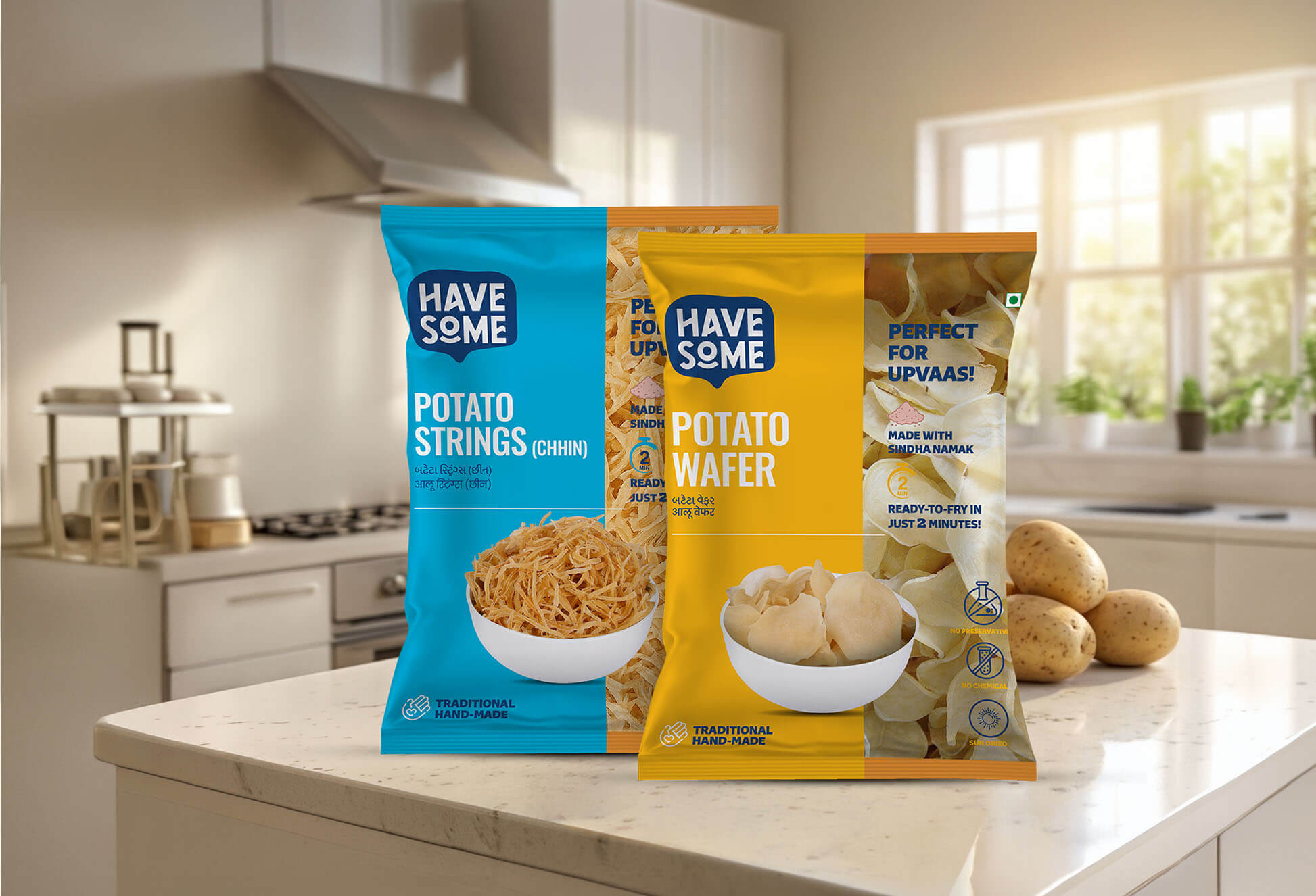 Ready to fry product